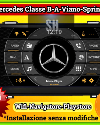 Radio 9 pollici mercedes classe A|B|Sprinter|Viano