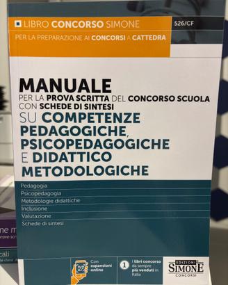 libro Manuale per la prova scritta SIMONE