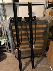 Coppia porta bici da tetto