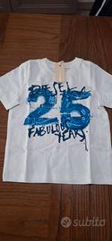 T-shirt DIESEL Bambino 2 Anni - NUOVA con cartelli