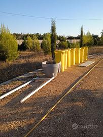 Tramoggia + Convogliatore scarica detriti + Telaio