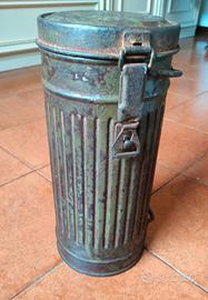 Tubo  porta maschera antigas militare tedesca WW2