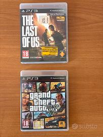 GTA V + The last of Us per ps3