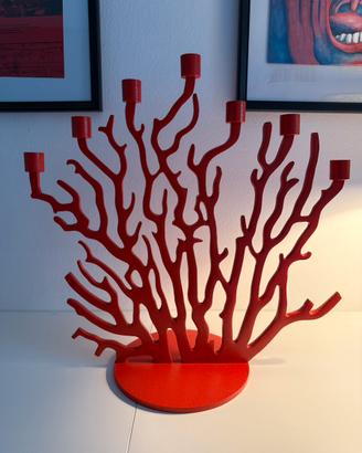 Driade Tenochtitlan candelabro rosso