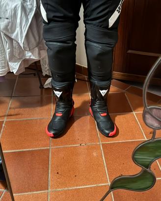 Pantalone Moto IXS tessuto/pelle TG 52