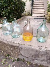 4 fiaschi/bottiglioni da 5 litri