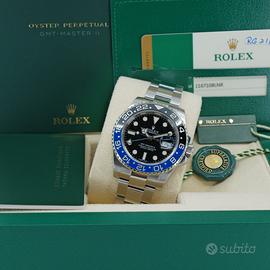 ROLEX GMT MASTER II 116710BLNR BATMAN 2014 FUL SET