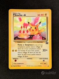 Carta Pokémon Pikachu di ____ (Birthday) HOLO
