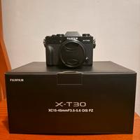 KIT FUJIFILM X-T30 + XC 15-45mm - COME NUOVO