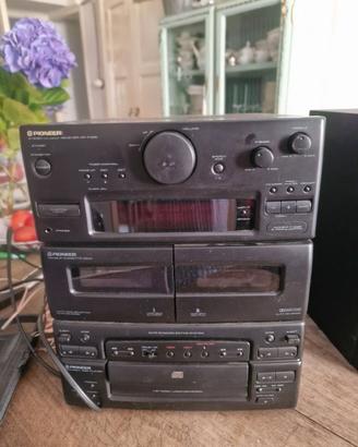Stereo pioneer vintage con 2 casse