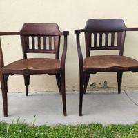 Coppia poltrone Kohn nr 714/3 (Thonet) 
