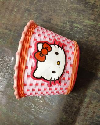 Cestino bicicletta bambina Hello Kitty