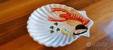 Piatto da Portata Conchiglia con Aragosta