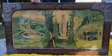 Litografia - Santuario della Madonna di Lourdes