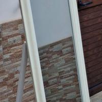Specchio da terra bianco 160x44