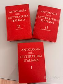 Antologia della Letteratura Italiana 3 volumi