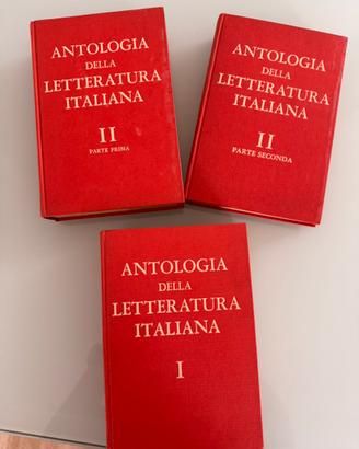 Antologia della Letteratura Italiana 3 volumi