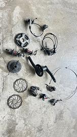 Mtb cambio sram xo freni xt shimano ecc