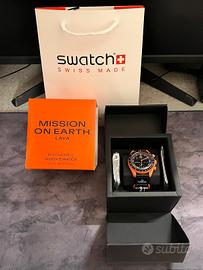 Omega x Swatch Mission to Earth 🌍 Rosso &Nero