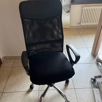 Sedia ufficio regolabile con rotelle