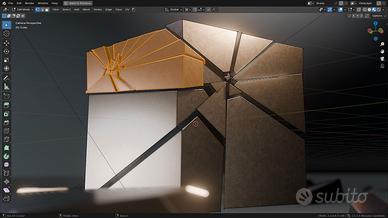 Grafico 3D e render