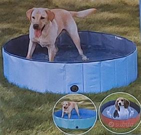 Piscina x cani ripiegabile + tappeto rinfrescante