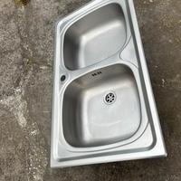 Lavello inox 2 vasche