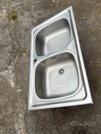 Lavello inox 2 vasche