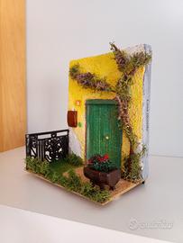 Diorama artigianale casa antica 1:16