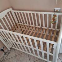 Letto/culla Foppapedretti con materasso e cuscino