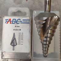 Punta fresa a gradino ABC da 6,5 a 40,5mm