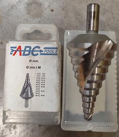 Punta fresa a gradino ABC da 6,5 a 40,5mm
