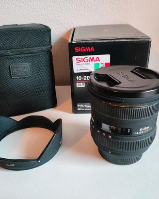 Obiettivo Sigma 10-20 F4.0-5.6 EX DC per Nikon F