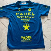 Maglietta Padel Uomo Zena azzurra Misura S