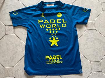 Maglietta Padel Uomo Zena azzurra Misura S
