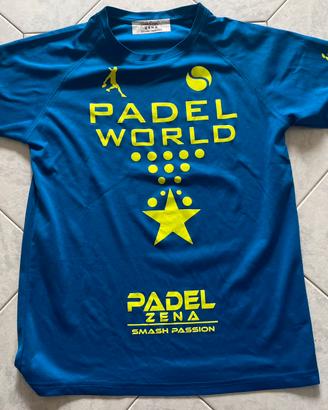 Maglietta Padel Uomo Zena azzurra Misura S