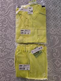 giacca e pantaloni da lavoro
