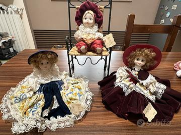 Bambole di porcellana biscuit di Capodimonte