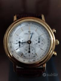 orologio crono lemania in oro