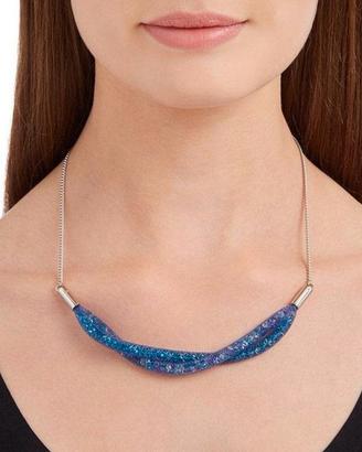 Swarovski  collana Stardust  blu torcion 