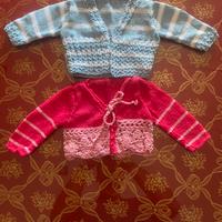 golfini neonato fatto a mano