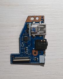 Scheda I/O USB Jack per Lenovo Ideapad 720S 14 IKB