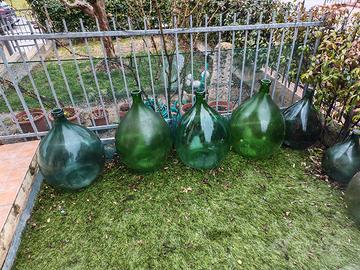 damigiana vetro da arredo giardino 