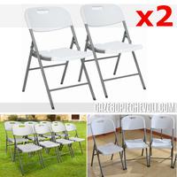 Set di 2 sedie pieghevoli  eventi giardino gazebo