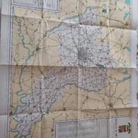 Carta topografica provincia di Milano