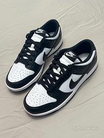 Nike Dunk Low Retro Panda bianche e nere 40