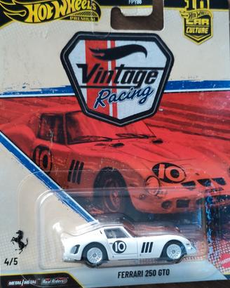 Hot Wheels Premium - Ferrari 250 GTO ( Vintage) 