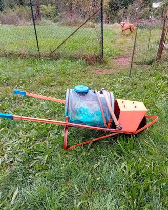 cariola per irrogazione con serbatoio in rame