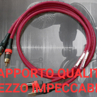 CAVO RCA AUDIOSTAX FLATDOWN ANALOG PER DECK TAPE