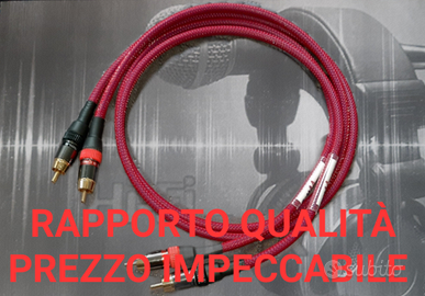 CAVO RCA AUDIOSTAX FLATDOWN ANALOG PER DECK TAPE